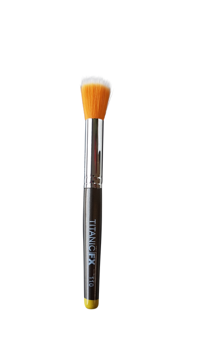 Titanic Pro-FX Brush 110 - Large Round Duo-Fibre Stipple Brush - The Makeup Armoury